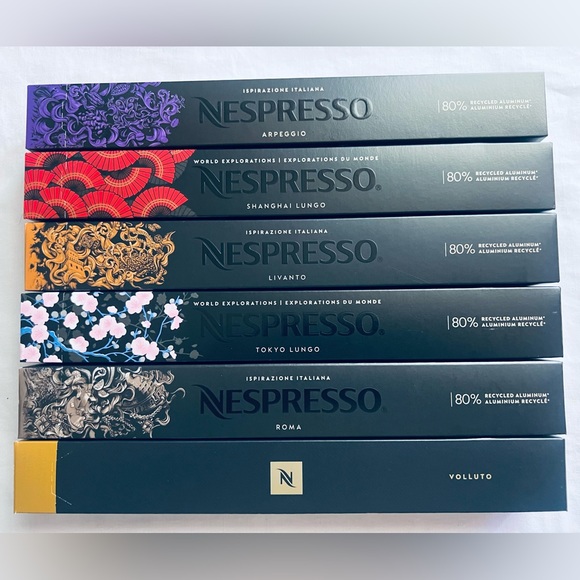 Nespresso Other Nespresso Original Coffee Capsules Pods Variety Plavors Expire Date 6302024